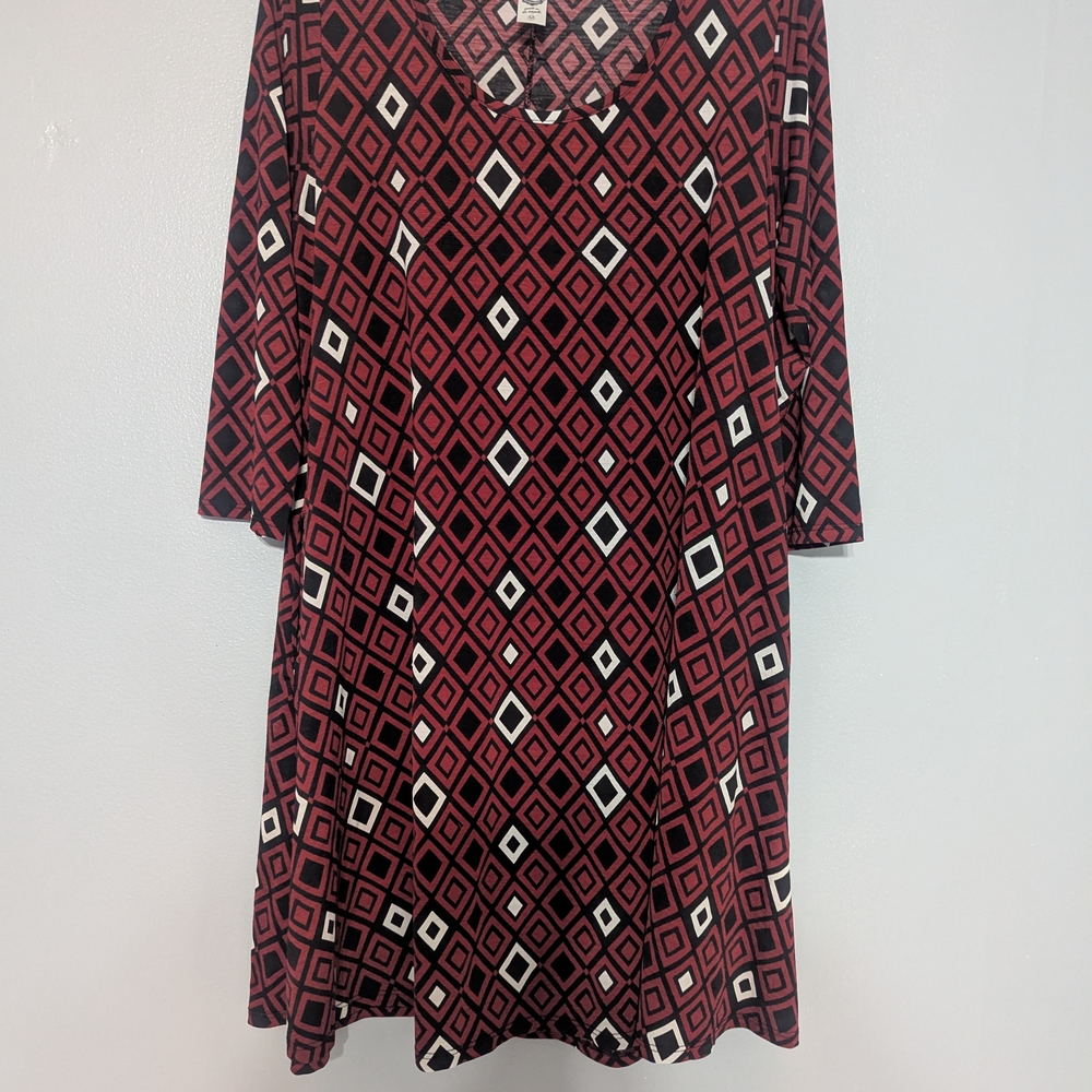 Geometric Patterned Dress